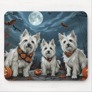 Mousepad West Highland Halloween Spooky