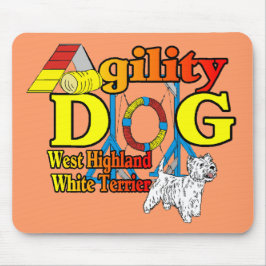 Mousepad West_Highland_White_Terrier_Agilidade