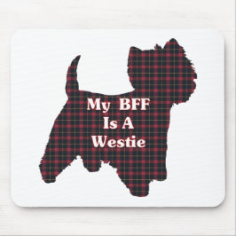 Mousepad West Highland White Terrier BFF presentes