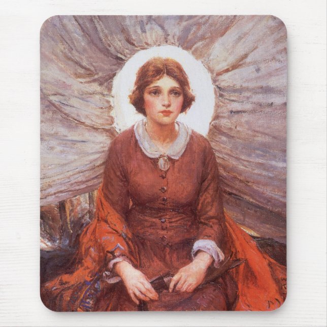 Mousepad Western antigo, Madonna da Pradaria de Koerner (Frente)