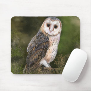 Mousepad Western Barn Owl - Pintura