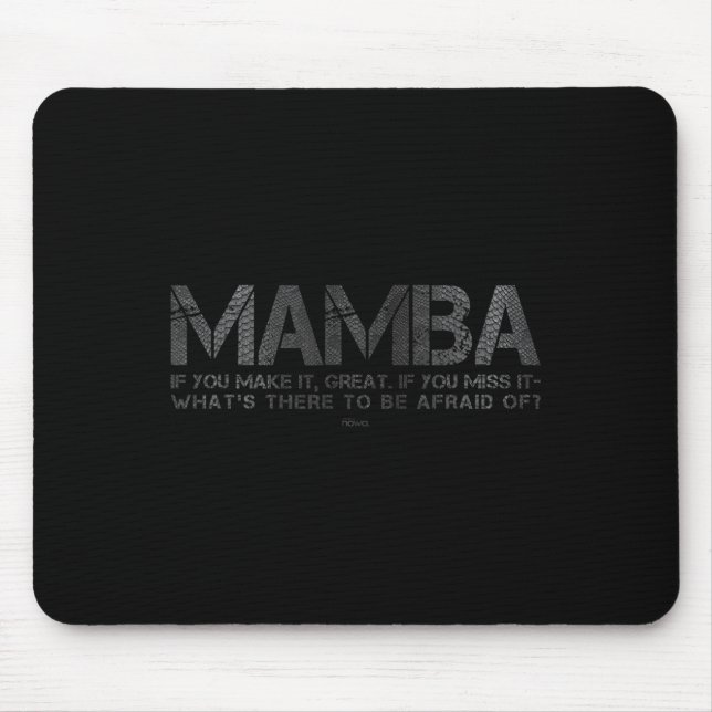 Mousepad What's There To Be Afraid Of_ Basketball Court Mot (Frente)