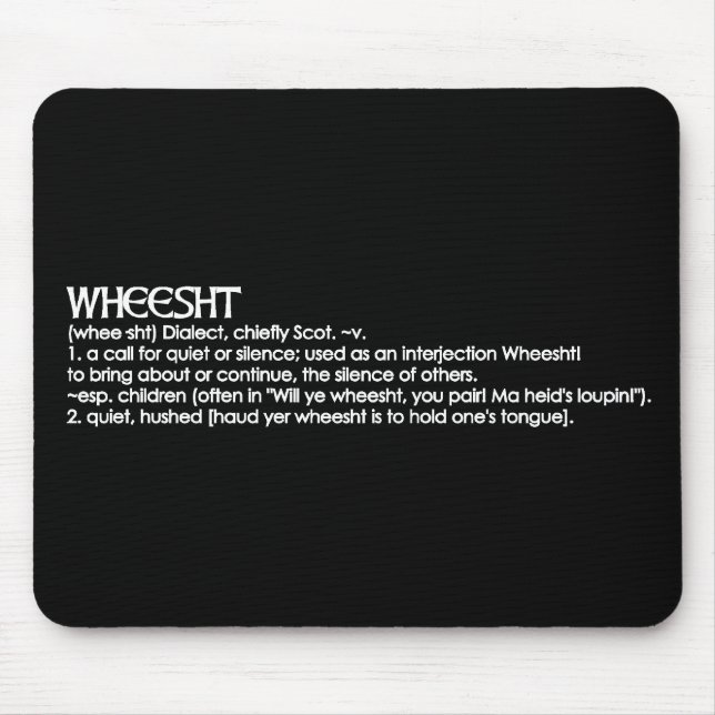 Mousepad Wheesht (Frente)