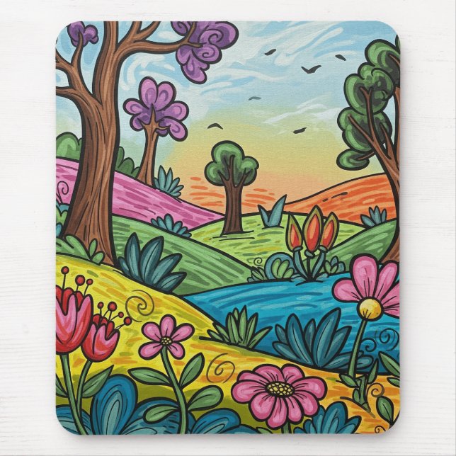 Mousepad Whimsical Wonderland (Frente)