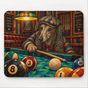Mousepad Whippet, Mosaico Geométrico
