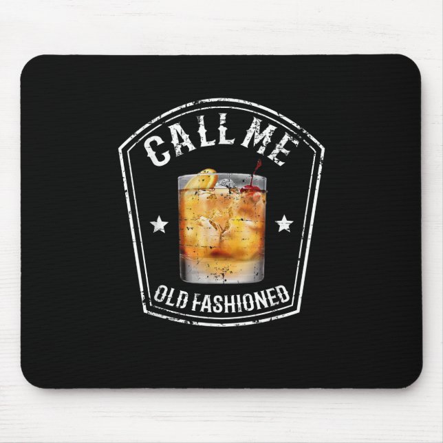 Mousepad Whiskey me chama de velho moído (Frente)