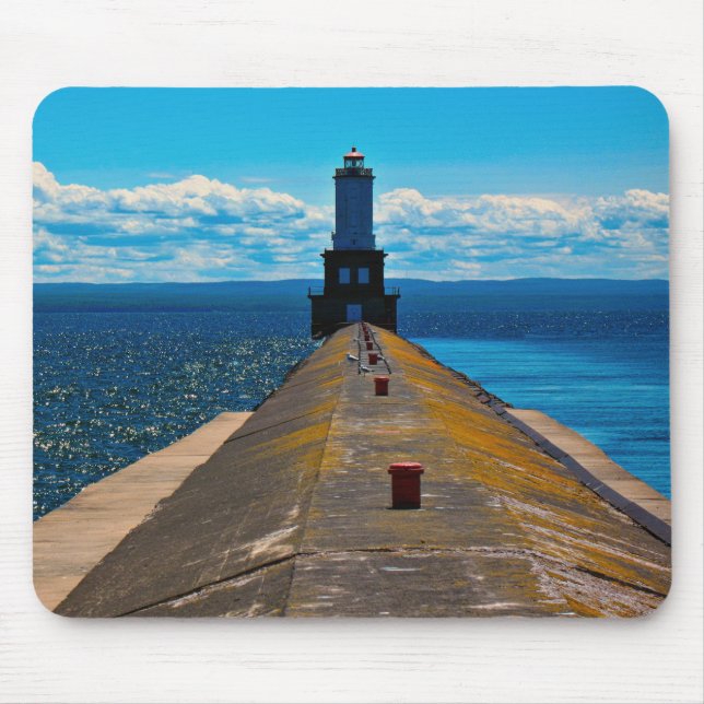 Mousepad White City Lighthouse (Frente)