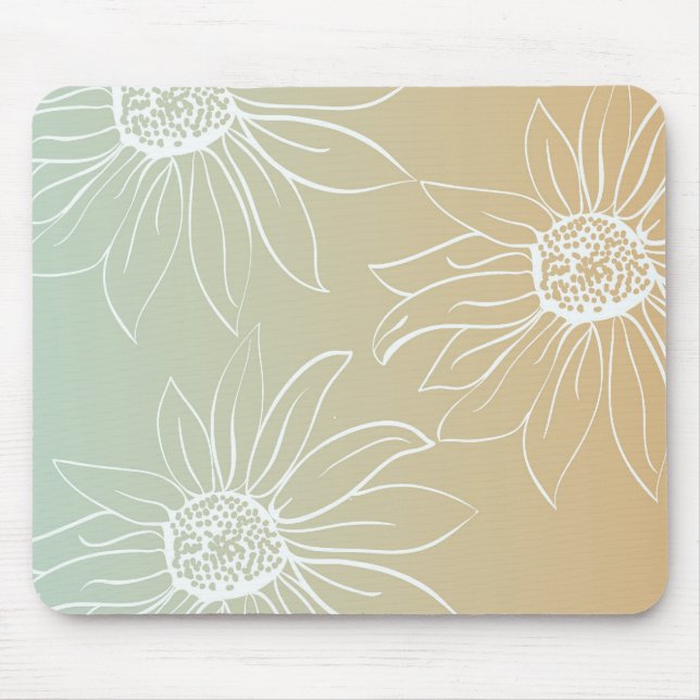 Mousepad White Daisies (Frente)