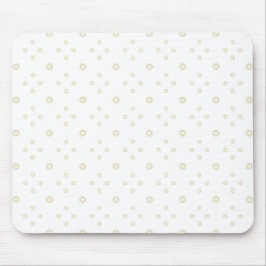 Mousepad White | Golden Zinnia Sun