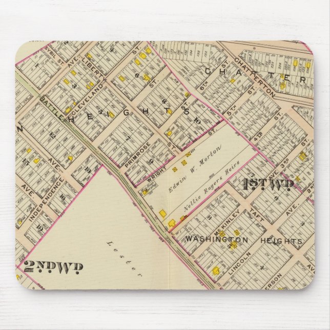 Mousepad White Plains 1-2, Nova York (Frente)
