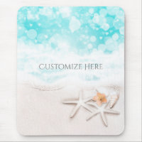 White Sandy Beach Starfish Blue Ocean Tropical