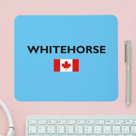 Mousepad Whitecavalo Canadá Flag Light-Color