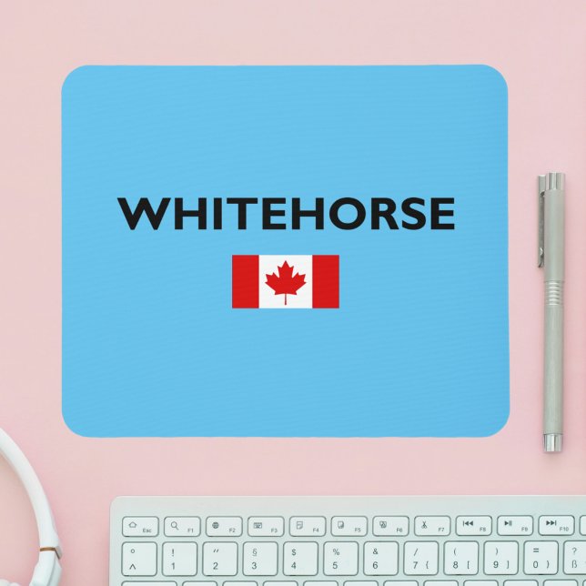 Mousepad Whitecavalo Canadá Flag Light-Color (Criador carregado)
