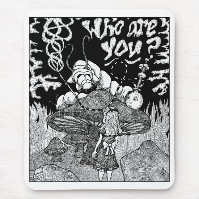 Mousepad whoareyoubw (Frente)