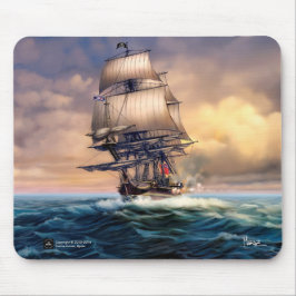 Mousepad Whydah Gally Histórica de Pintura de Nave Oferecid