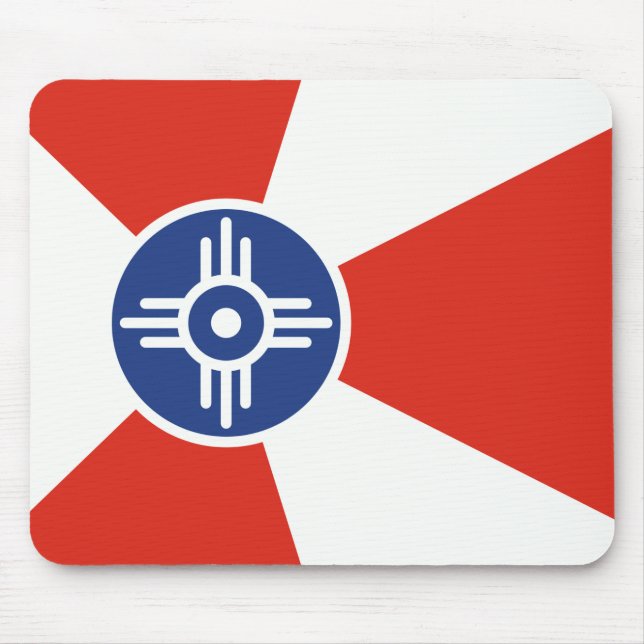 Mousepad Wichita Kansas ICT Flag (Frente)