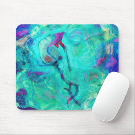 Mousepad Wild Aqua Water Abstrato Art