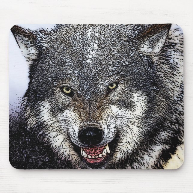 Mousepad Wild Wolf (Frente)