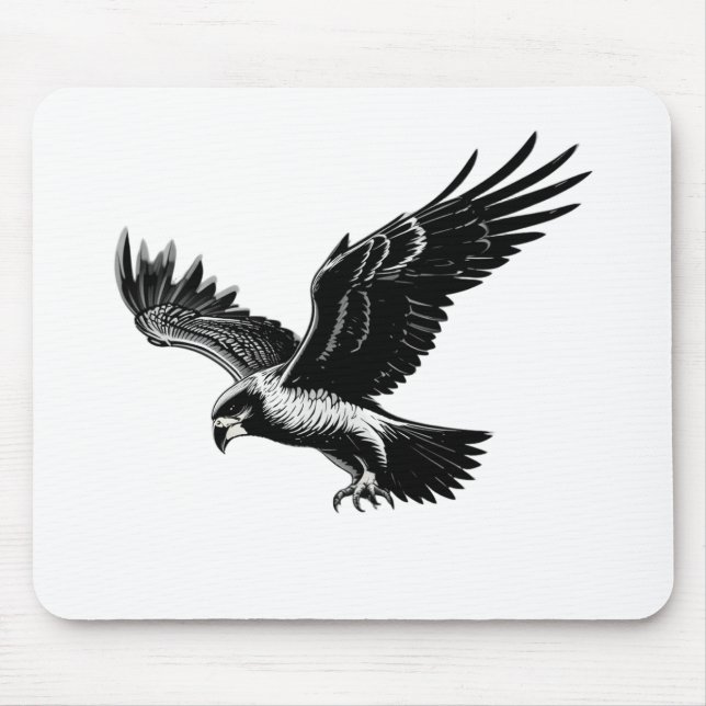 Mousepad 🦅 Wildlife Majestade Falcon Strike Design (Frente)