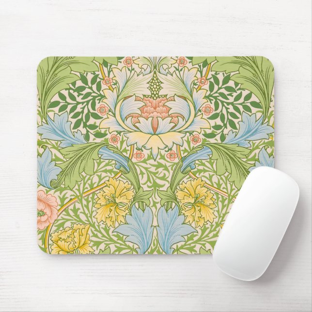 Mousepad Willam Morris Myrtle Garden Floral Classic (Com mouse)