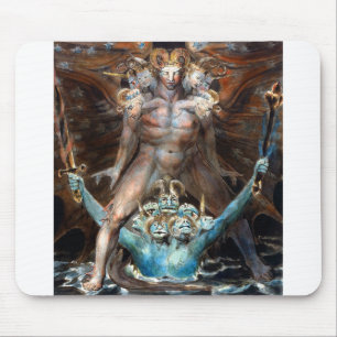 Mousepad William Blake O Dragão Vermelho Excelente e a Bes