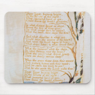 Mousepad William Blake   o Tyger, das canções da inocênc