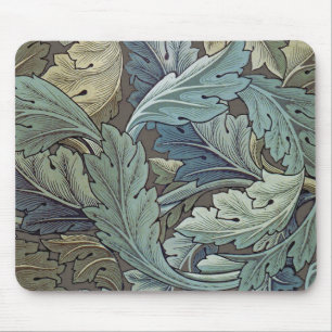 Mousepad William Morris Acanthus Sage Flower Floral Botânic