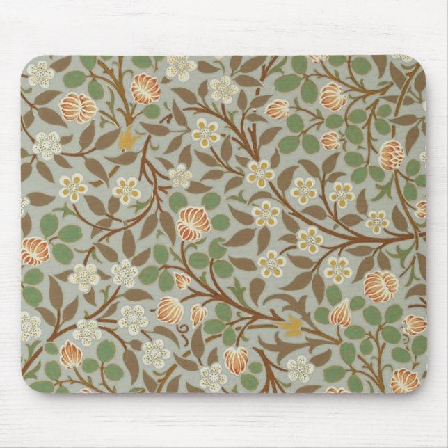 Mousepad William Morris Clover Flor Botânica (Frente)