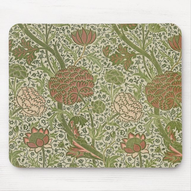 Mousepad William Morris Cray Flor de Sage Floral Botânico (Frente)