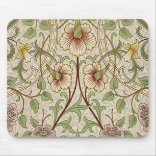 Mousepad William Morris Daffodil Classic Flower Wallpaper