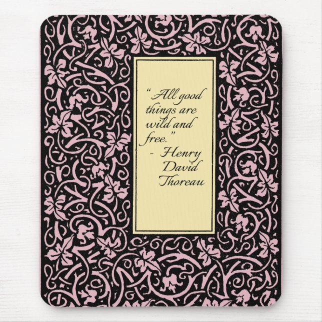 Mousepad William Morris Grapevine Vine Leaf Patterno (Frente)