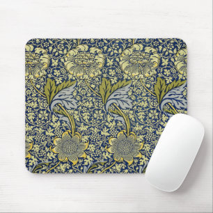 Mousepad William Morris Kennet Floral Wallpaper Azul
