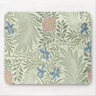 Mousepad William Morris Larkspur Floral Wallpaper Padrão