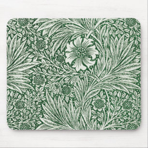 Mousepad william morris marigold flor verde floral