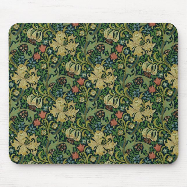 Mousepad William Morris Ouro Lily (Frente)