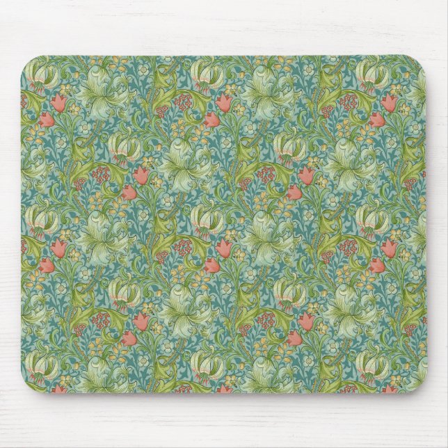 Mousepad William Morris "Ouro Lily" 1 (Frente)