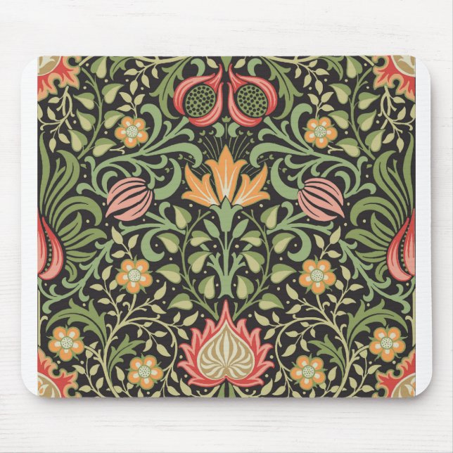 Mousepad William Morris Persian Floral Antique (Frente)