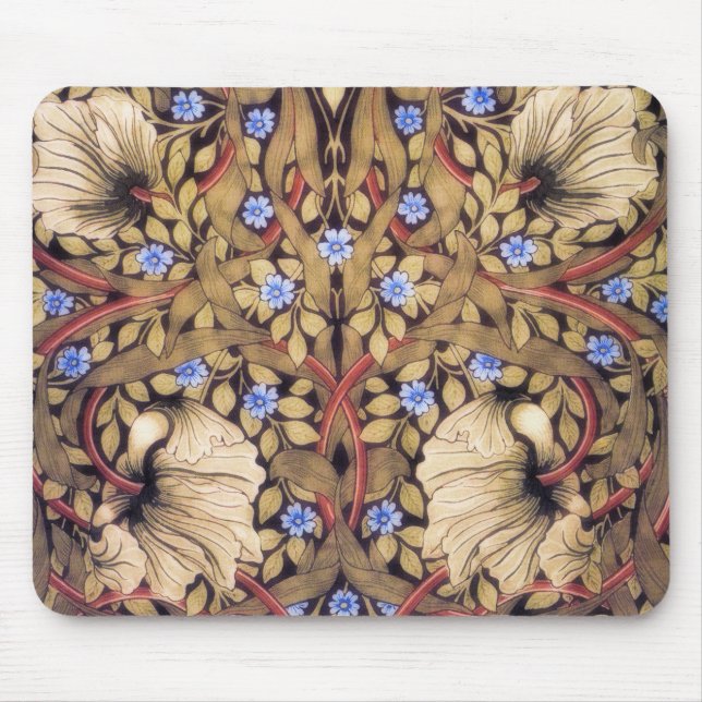 Mousepad William Morris Pimpernel Vintage Floral (Frente)
