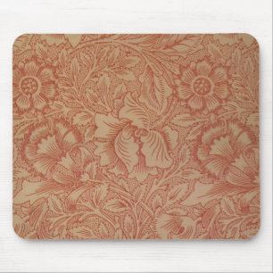 Mousepad William Morris Pink Poppy Floral Flor