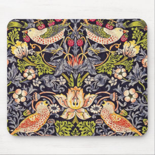 Mousepad William Morris Strawberry Thef Floral Art Nouveau