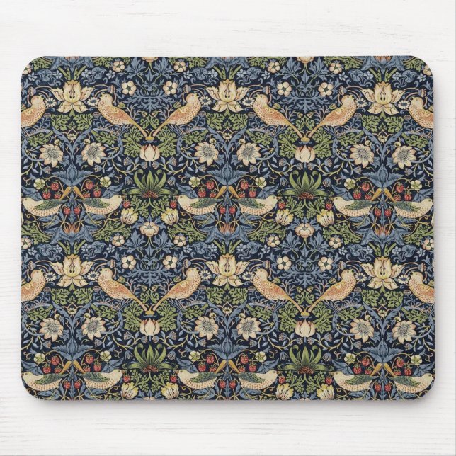 Mousepad William Morris Strawberry Thief (Frente)
