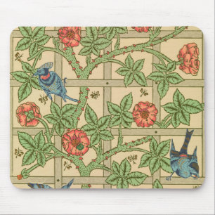 Mousepad William Morris Trellis Inglês Design Floral