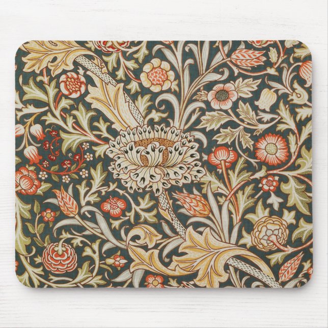 Mousepad William Morris Trent Garden Flower Classic Botânic (Frente)