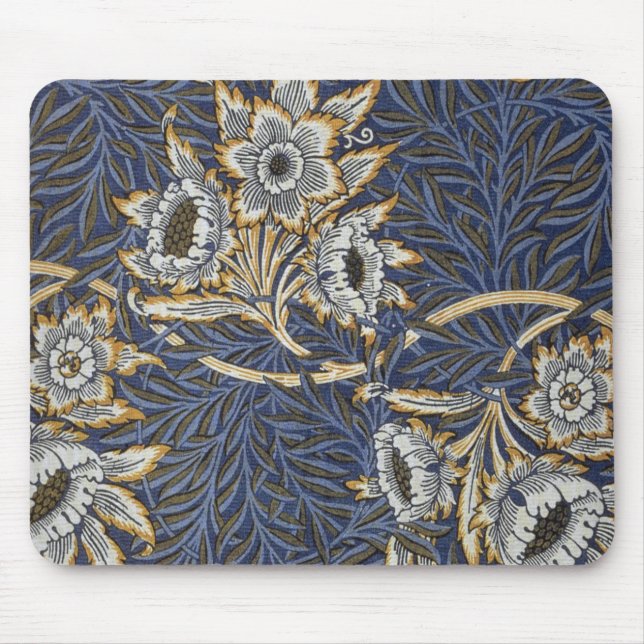 Mousepad William Morris Tulip e Willow Floral Patterno (Frente)