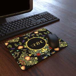 Mousepad William Morris Vintage Flowers Monograma