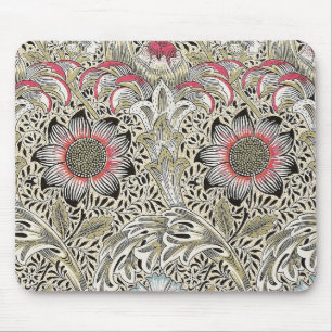 Mousepad william morris wallpaper corncockle floral