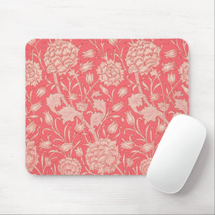 Mousepad William Morris - Wild Tulips - Pink Floral Pattern