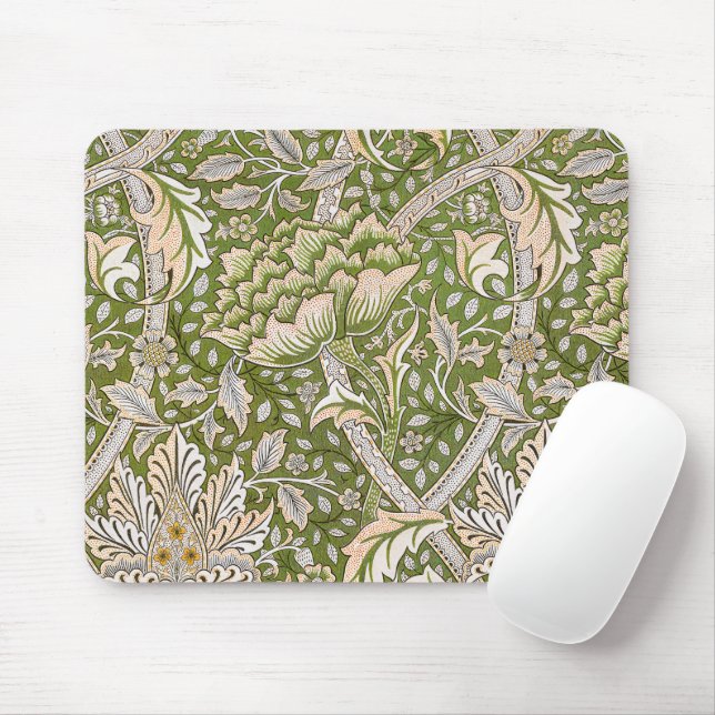 Mousepad William Morris Windrush Padrão Floral Clássico (Com mouse)
