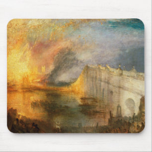 Mousepad William Turner - A queimada do Parlamento