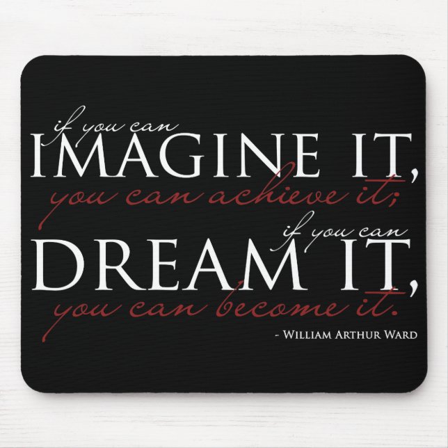 Mousepad William Ward imagina citações (Frente)